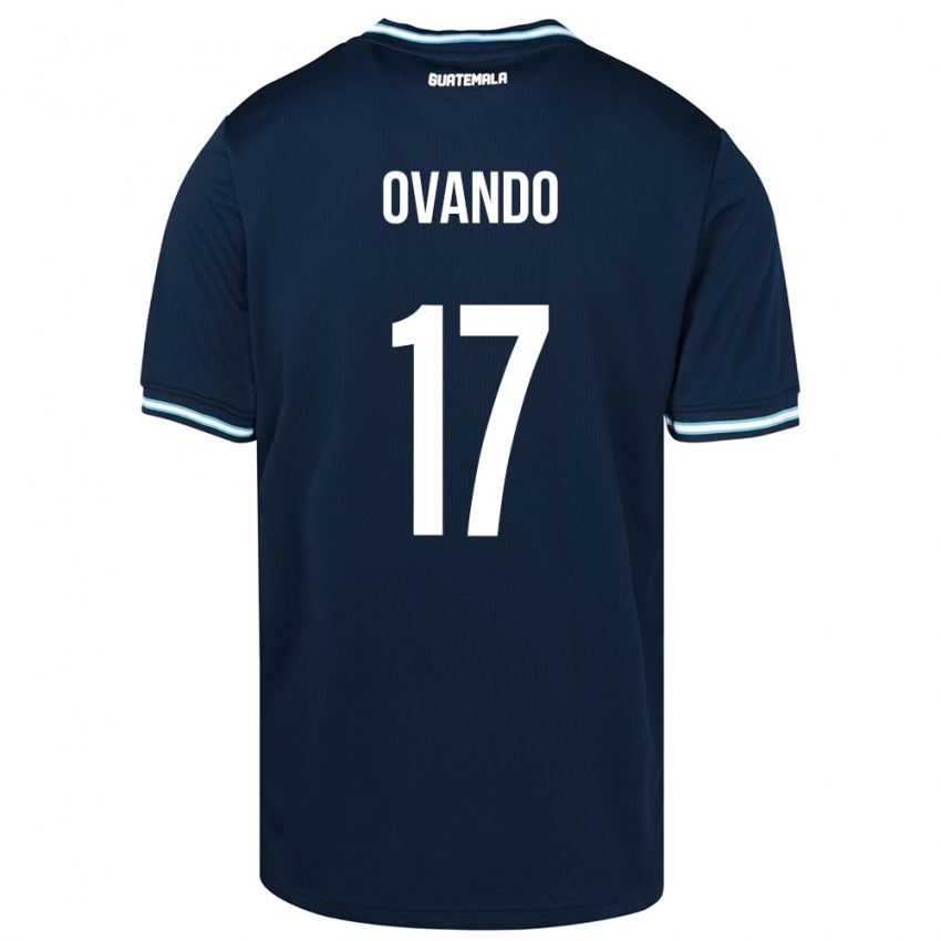 Niño Camiseta Guatemala Sandra Ovando #17 Azul 2ª Equipación 24-26 La Camisa Chile