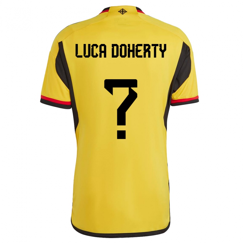 Niño Camiseta Irlanda Del Norte Luca Doherty #0 Blanco 2ª Equipación 24-26 La Camisa Chile