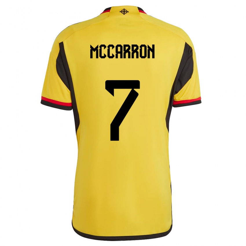 Niño Camiseta Irlanda Del Norte Chloe Mccarron #7 Blanco 2ª Equipación 24-26 La Camisa Chile