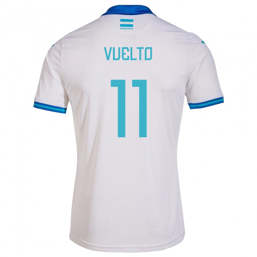 Hombre Camiseta Honduras Darixon Vuelto #11 Blanco 1ª Equipación 24-26 La Camisa Chile