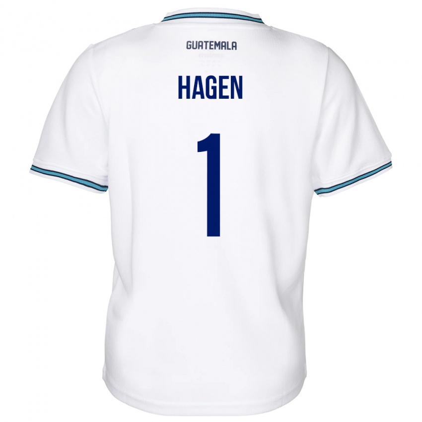 Hombre Camiseta Guatemala Nicholas Hagen #1 Blanco 1ª Equipación 24-26 La Camisa Chile