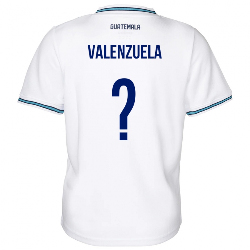 Hombre Camiseta Guatemala Briana Valenzuela #0 Blanco 1ª Equipación 24-26 La Camisa Chile