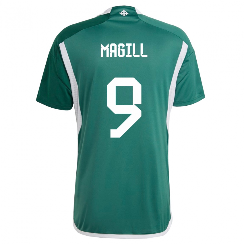 Hombre Camiseta Irlanda Del Norte Simone Magill #9 Verde 1ª Equipación 24-26 La Camisa Chile
