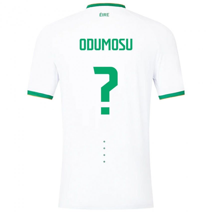 Hombre Camiseta Irlanda David Odumosu #0 Blanco 2ª Equipación 24-26 La Camisa Chile