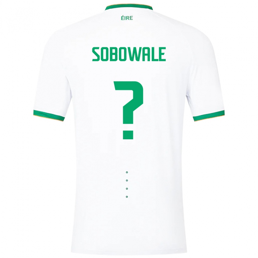 Hombre Camiseta Irlanda Timi Sobowale #0 Blanco 2ª Equipación 24-26 La Camisa Chile