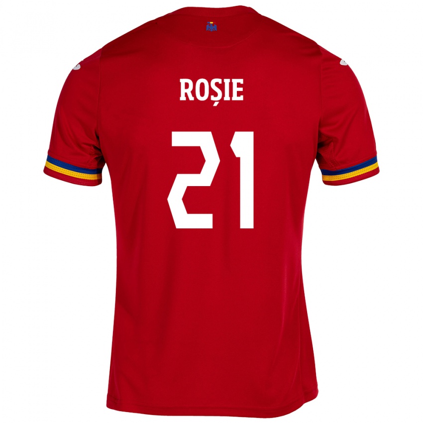 Hombre Camiseta Rumania Genoveva Roșie #21 Rojo 2ª Equipación 24-26 La Camisa Chile