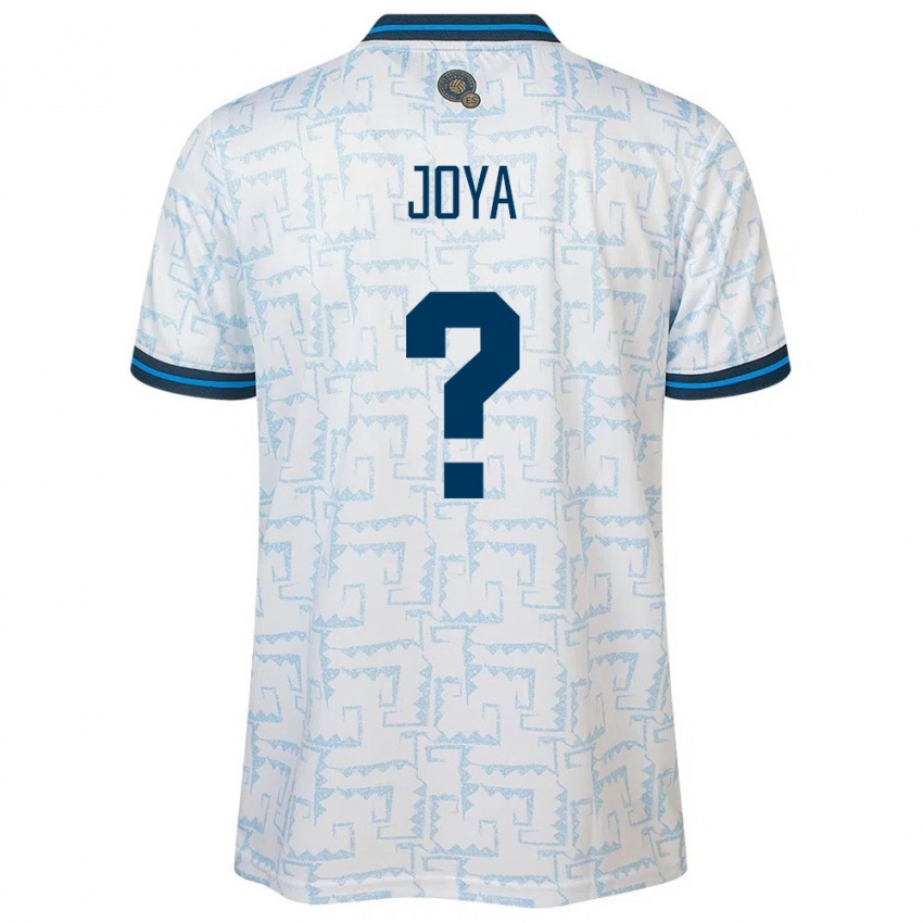 Hombre Camiseta El Salvador Marlon Joya #0 Blanco 2ª Equipación 24-26 La Camisa Chile