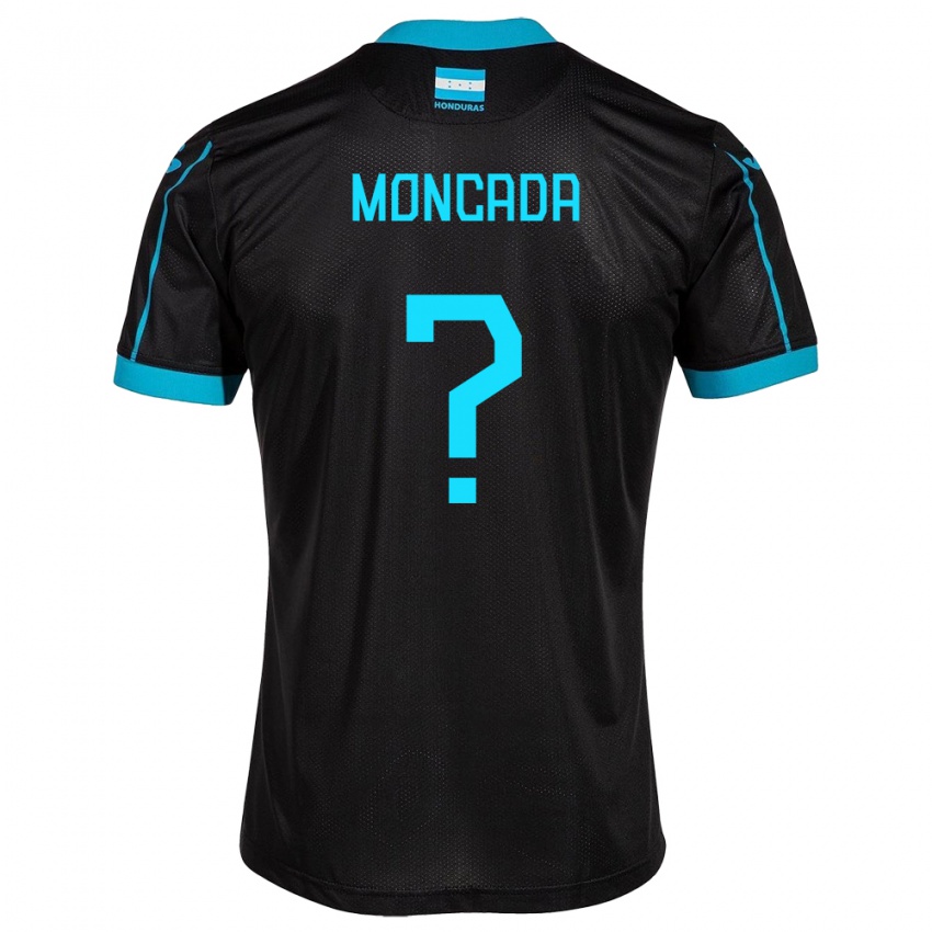 Hombre Camiseta Honduras Linda Moncada #0 Negro 2ª Equipación 24-26 La Camisa Chile