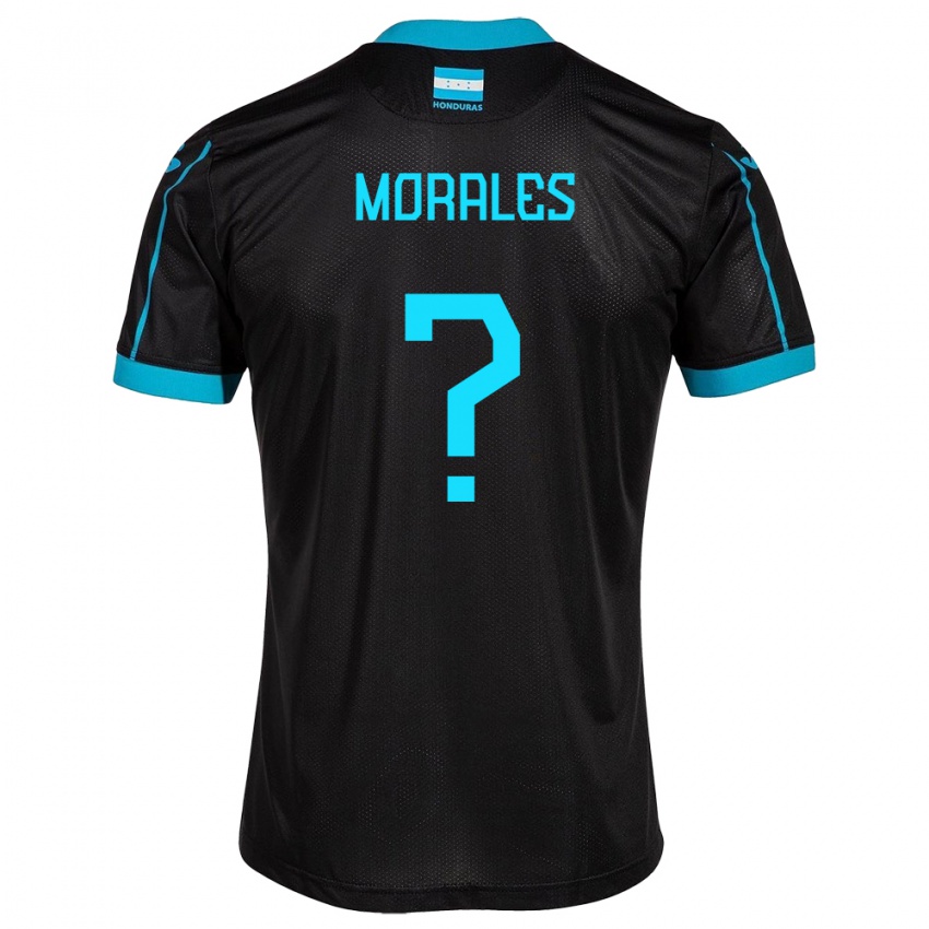 Hombre Camiseta Honduras Melida Morales #0 Negro 2ª Equipación 24-26 La Camisa Chile