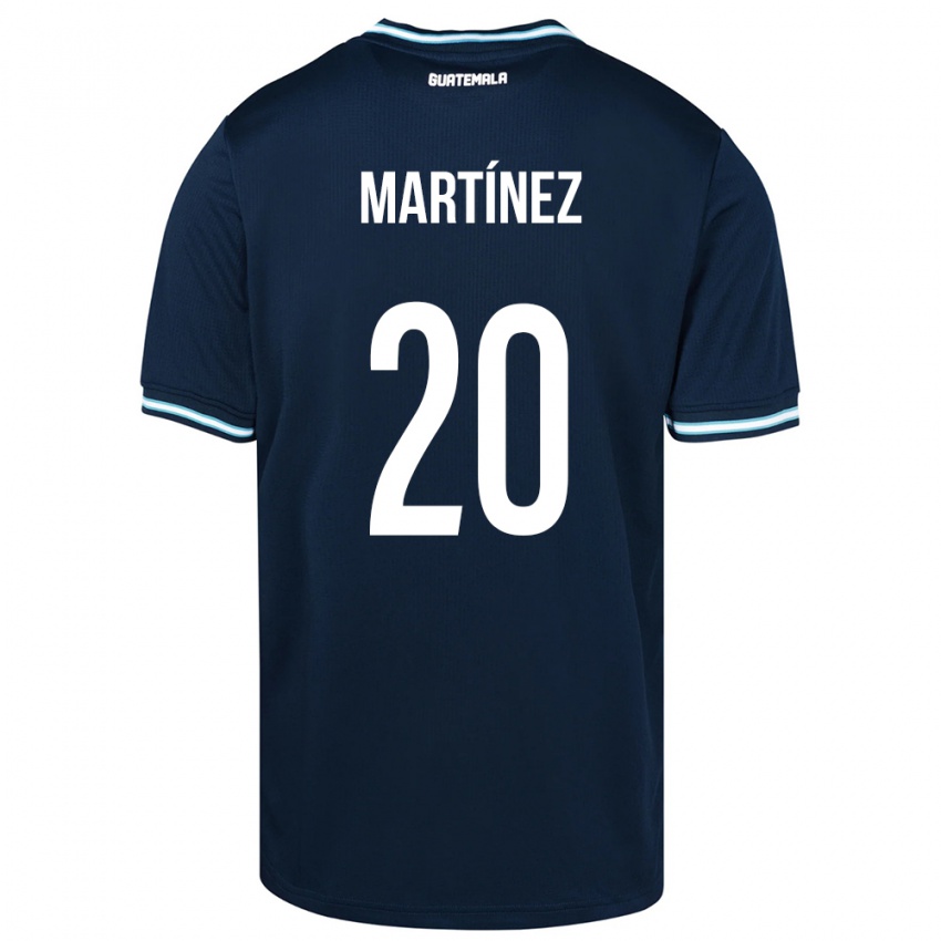 Hombre Camiseta Guatemala Ana Lucía Martínez #20 Azul 2ª Equipación 24-26 La Camisa Chile