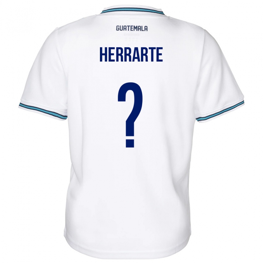 Mujer Camiseta Guatemala María Herrarte #0 Blanco 1ª Equipación 24-26 La Camisa Chile