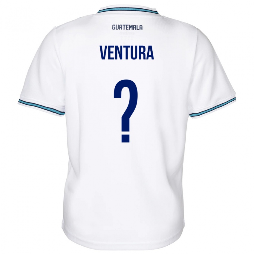 Mujer Camiseta Guatemala Lesly Ventura #0 Blanco 1ª Equipación 24-26 La Camisa Chile