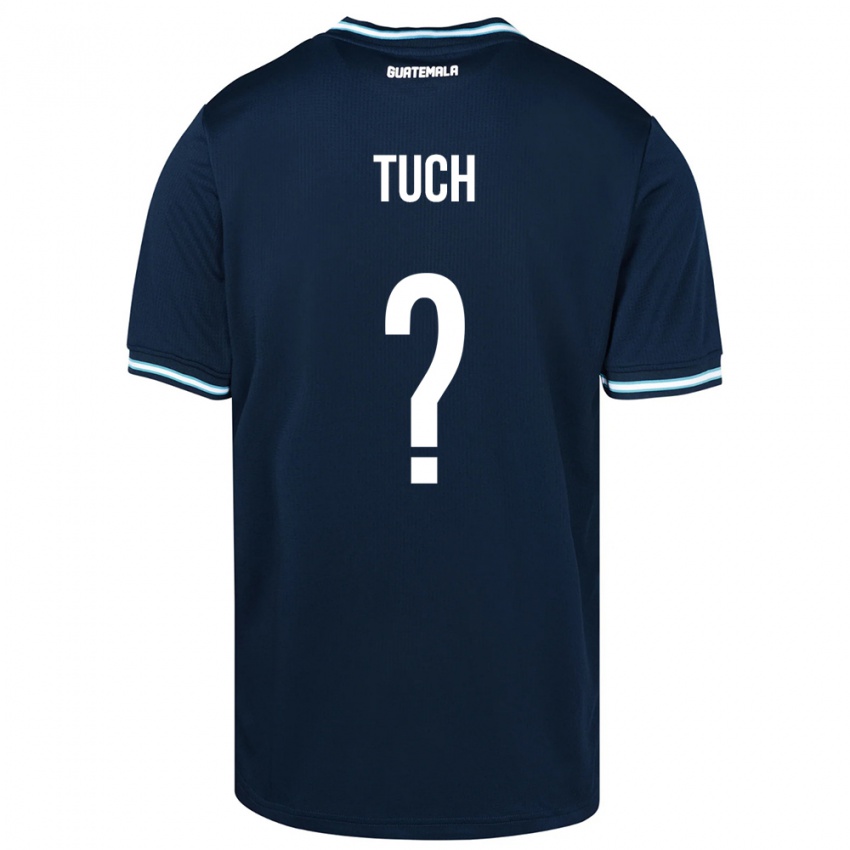Mujer Camiseta Guatemala Lorenzo Tuch #0 Azul 2ª Equipación 24-26 La Camisa Chile