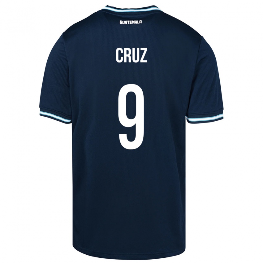 Mujer Camiseta Guatemala Celsa Cruz #9 Azul 2ª Equipación 24-26 La Camisa Chile