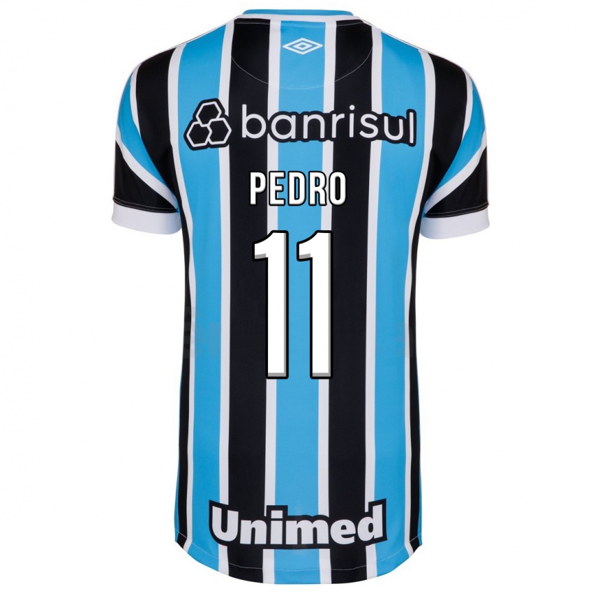 Niño Camiseta João Pedro #11 Azul 1ª Equipación 2023/24 La Camisa Chile