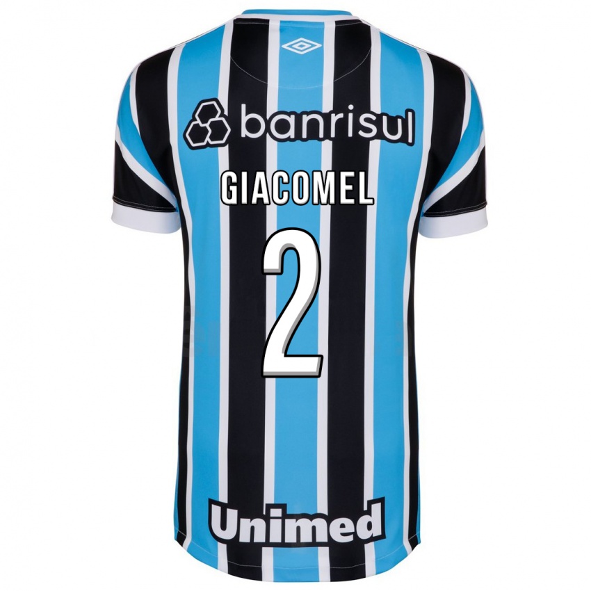 Niño Camiseta Laís Giacomel #2 Azul 1ª Equipación 2023/24 La Camisa Chile