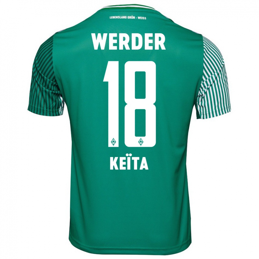 Niño Camiseta Naby Keïta #18 Verde 1ª Equipación 2023/24 La Camisa Chile