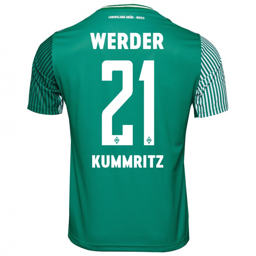 Niño Camiseta Liam Kümmritz #21 Verde 1ª Equipación 2023/24 La Camisa Chile