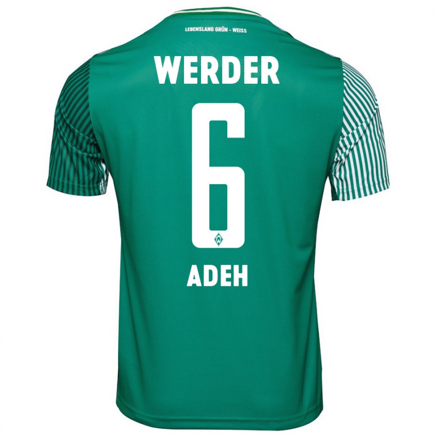 Niño Camiseta Wesley Adeh #6 Verde 1ª Equipación 2023/24 La Camisa Chile