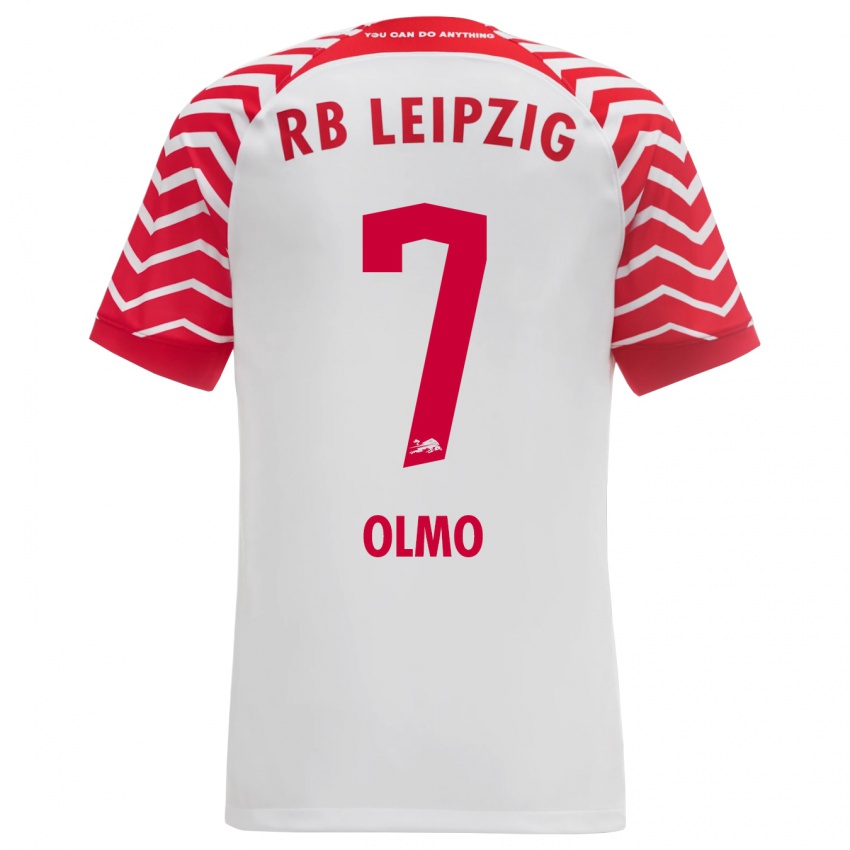 Niño Camiseta Dani Olmo #7 Blanco 1ª Equipación 2023/24 La Camisa Chile