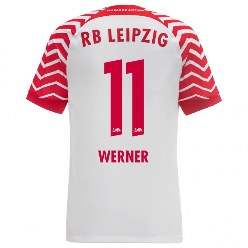 Niño Camiseta Timo Werner #11 Blanco 1ª Equipación 2023/24 La Camisa Chile