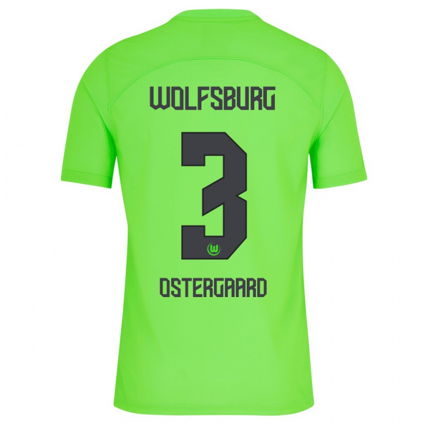 Niño Camiseta Christian Östergaard #3 Verde 1ª Equipación 2023/24 La Camisa Chile