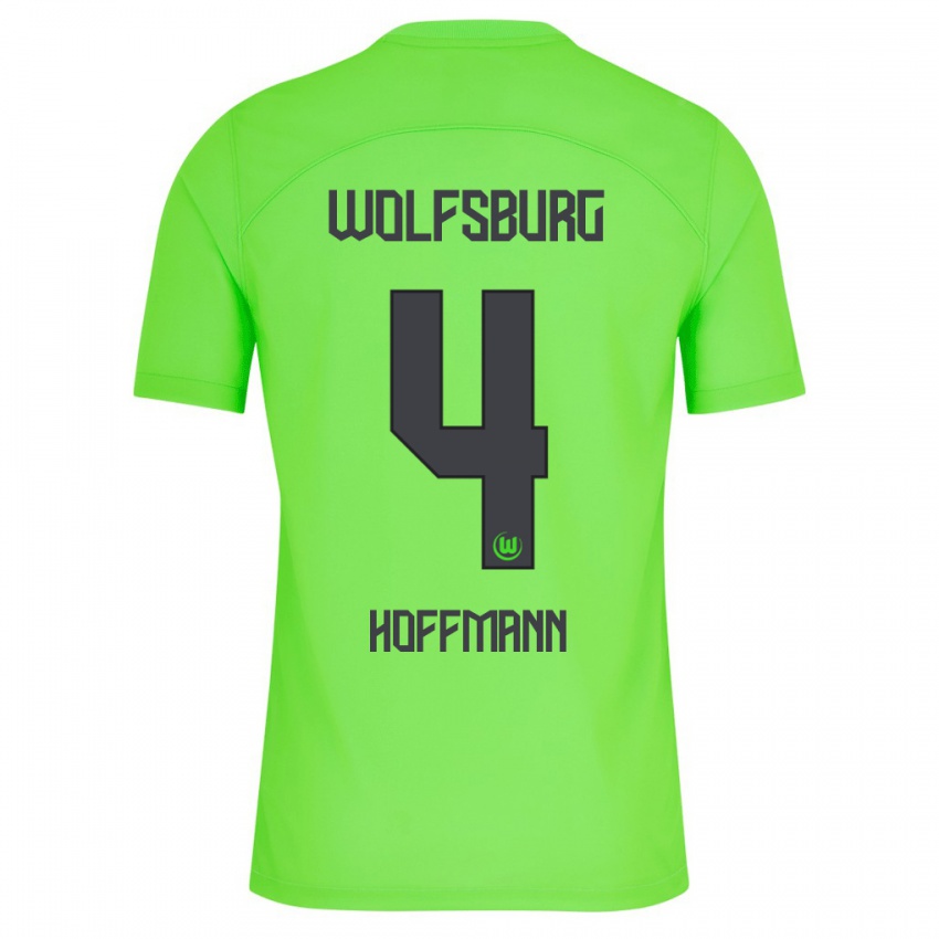 Niño Camiseta Nils Hoffmann #4 Verde 1ª Equipación 2023/24 La Camisa Chile