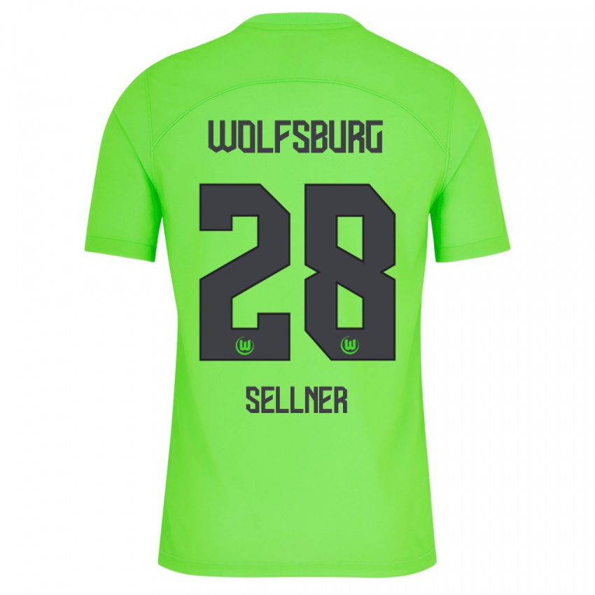 Niño Camiseta Tabea Sellner #28 Verde 1ª Equipación 2023/24 La Camisa Chile