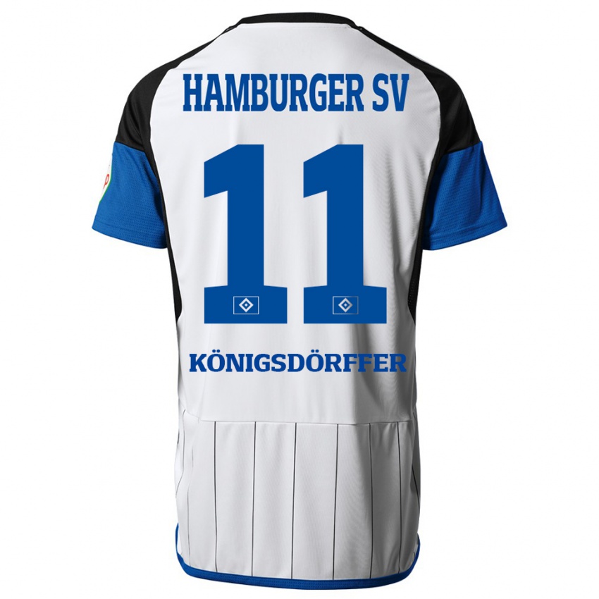 Niño Camiseta Ransford Königsdörffer #11 Blanco 1ª Equipación 2023/24 La Camisa Chile