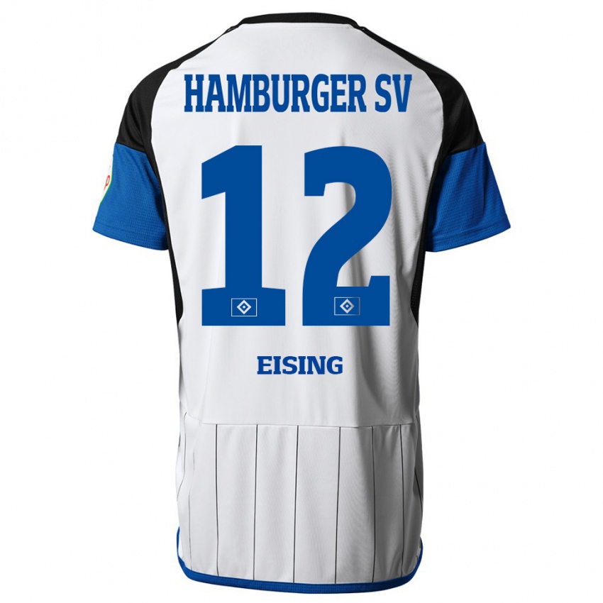 Niño Camiseta Luis Eising #12 Blanco 1ª Equipación 2023/24 La Camisa Chile