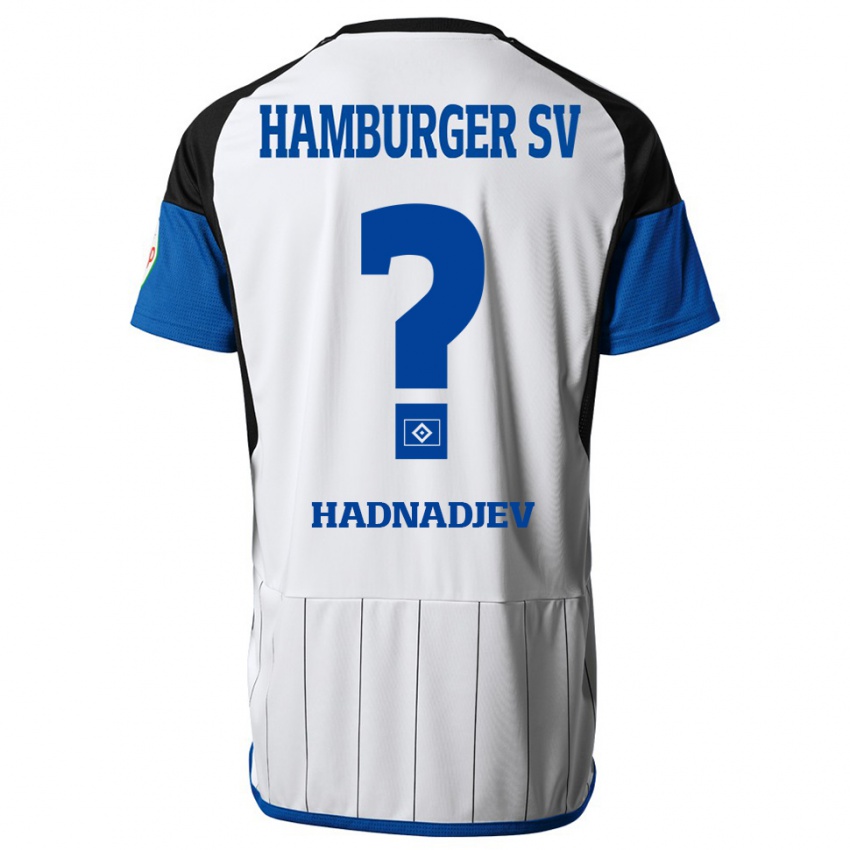 Niño Camiseta Marko Hadnadjev #0 Blanco 1ª Equipación 2023/24 La Camisa Chile