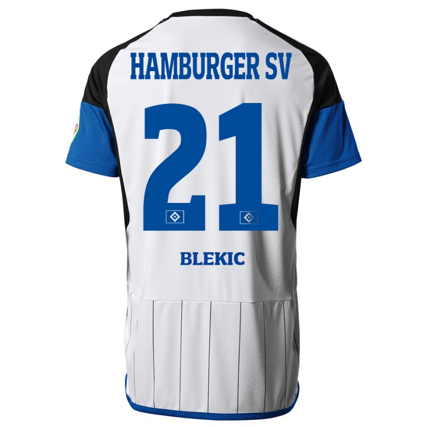 Niño Camiseta Romeo Blekic #21 Blanco 1ª Equipación 2023/24 La Camisa Chile