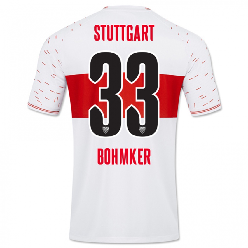 Niño Camiseta Finn Böhmker #33 Blanco 1ª Equipación 2023/24 La Camisa Chile