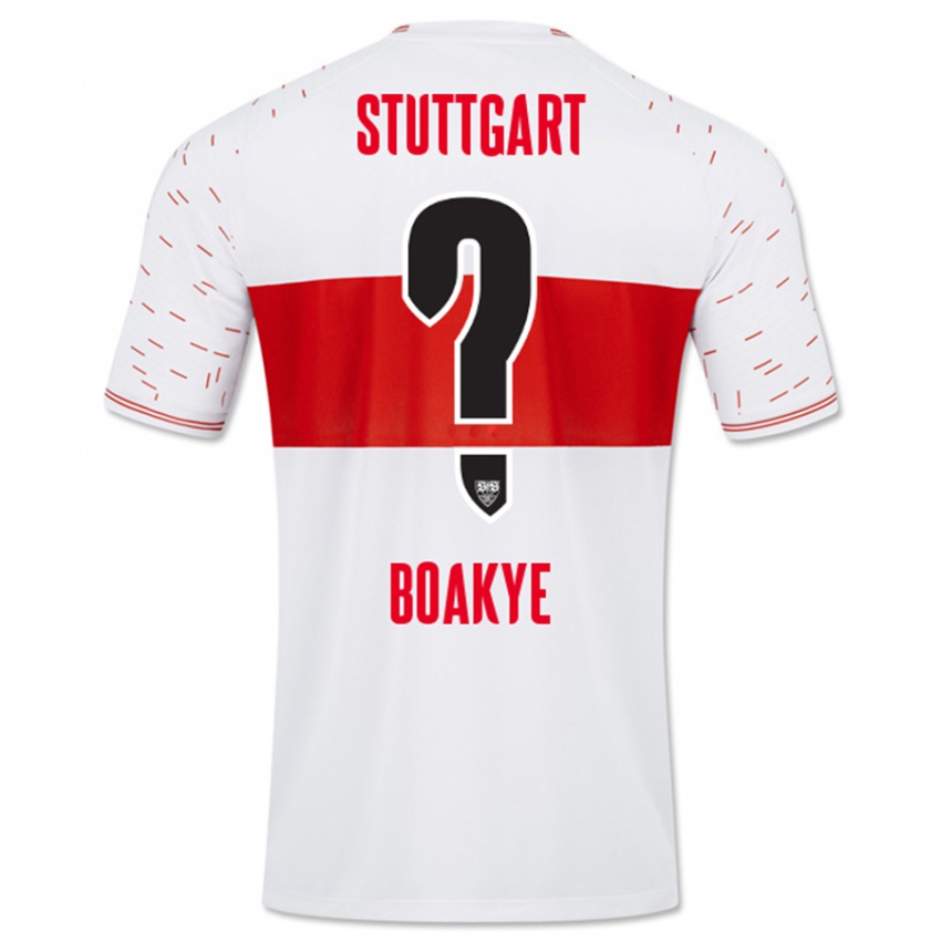 Niño Camiseta Benjamin Boakye #0 Blanco 1ª Equipación 2023/24 La Camisa Chile