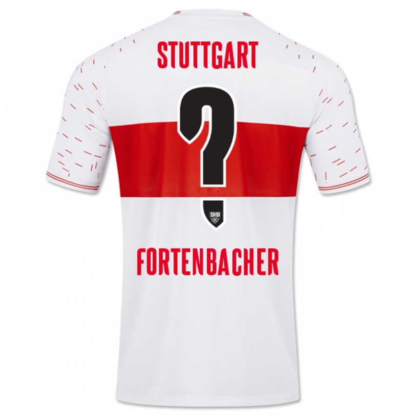 Niño Camiseta Jannik Fortenbacher #0 Blanco 1ª Equipación 2023/24 La Camisa Chile