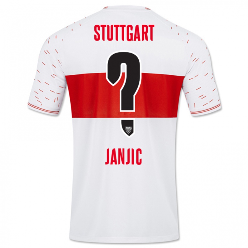 Niño Camiseta Antonijo Janjic #0 Blanco 1ª Equipación 2023/24 La Camisa Chile