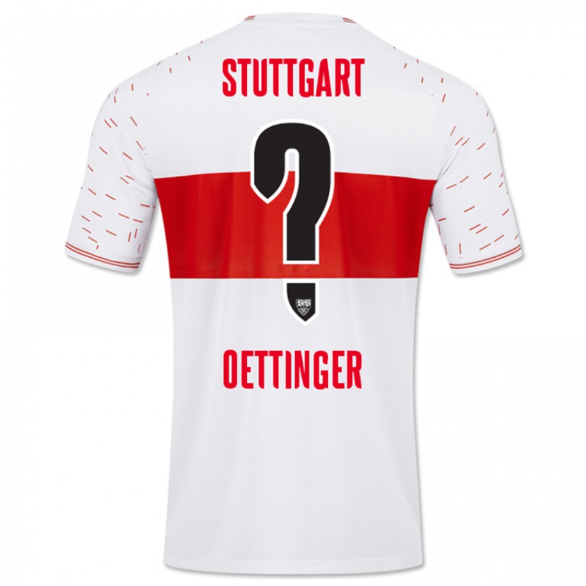 Niño Camiseta Jannik Oettinger #0 Blanco 1ª Equipación 2023/24 La Camisa Chile