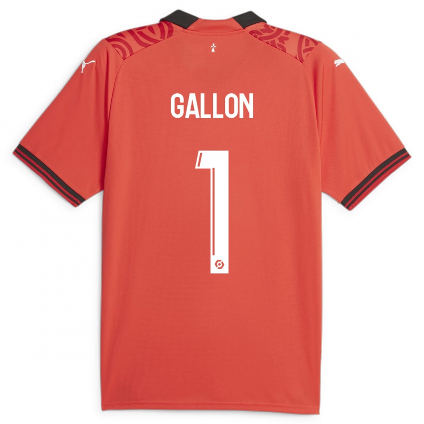 Niño Camiseta Gauthier Gallon #1 Rojo 1ª Equipación 2023/24 La Camisa Chile