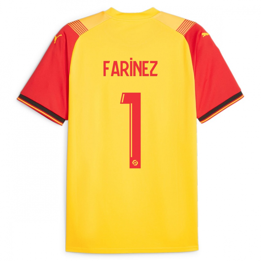Niño Camiseta Wuilker Fariñez #1 Amarillo 1ª Equipación 2023/24 La Camisa Chile