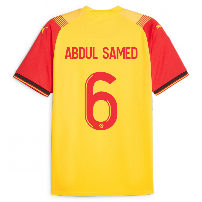 Niño Camiseta Salis Abdul Samed #6 Amarillo 1ª Equipación 2023/24 La Camisa Chile