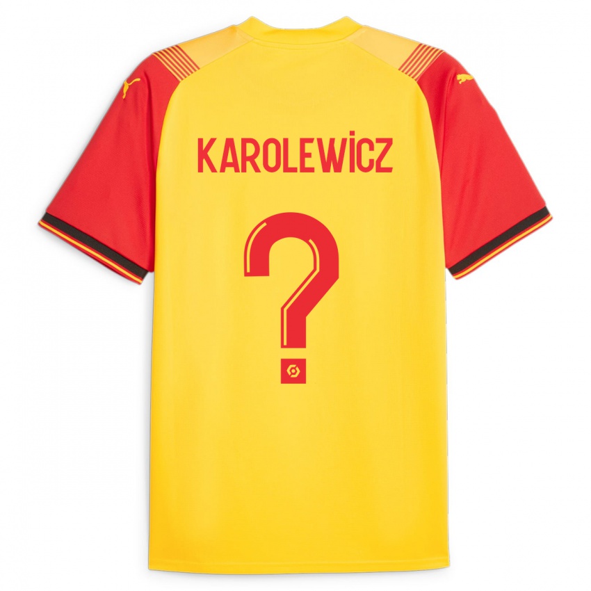 Niño Camiseta Roman Karolewicz #0 Amarillo 1ª Equipación 2023/24 La Camisa Chile