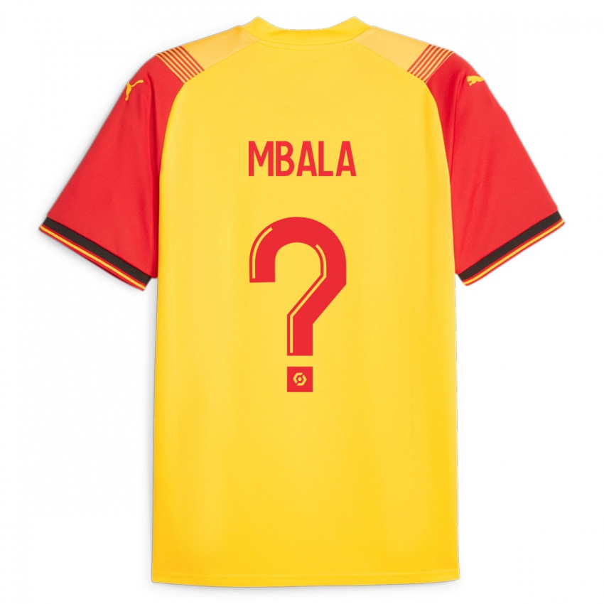 Niño Camiseta Keny Mbala #0 Amarillo 1ª Equipación 2023/24 La Camisa Chile