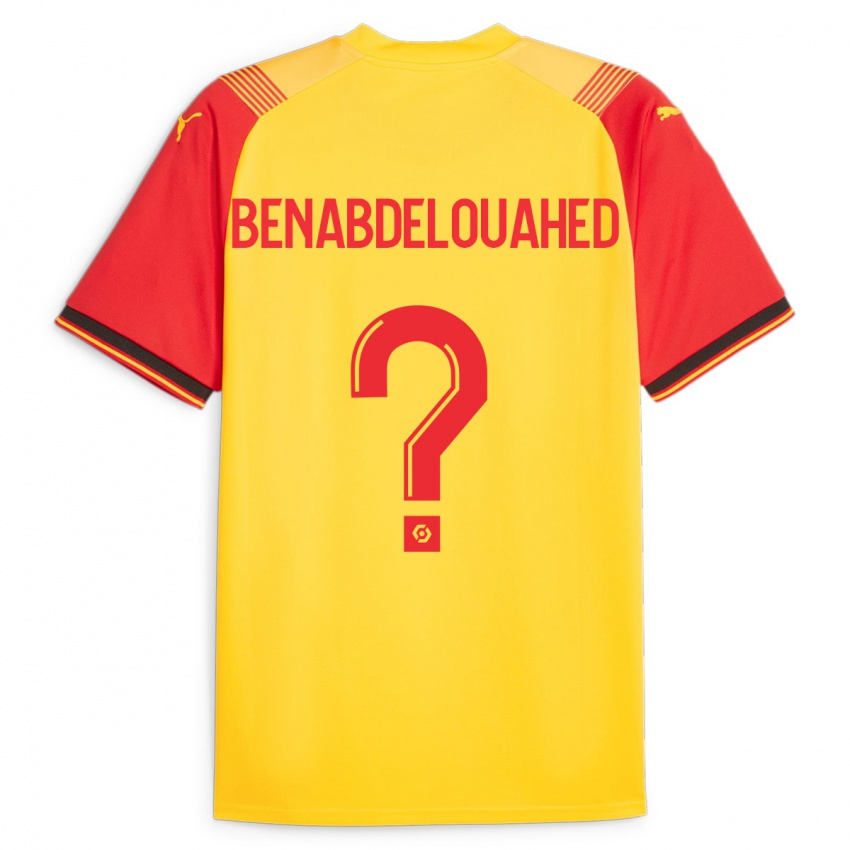 Niño Camiseta Kaïs Benabdelouahed #0 Amarillo 1ª Equipación 2023/24 La Camisa Chile