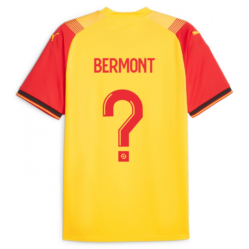 Niño Camiseta Anthony Bermont #0 Amarillo 1ª Equipación 2023/24 La Camisa Chile