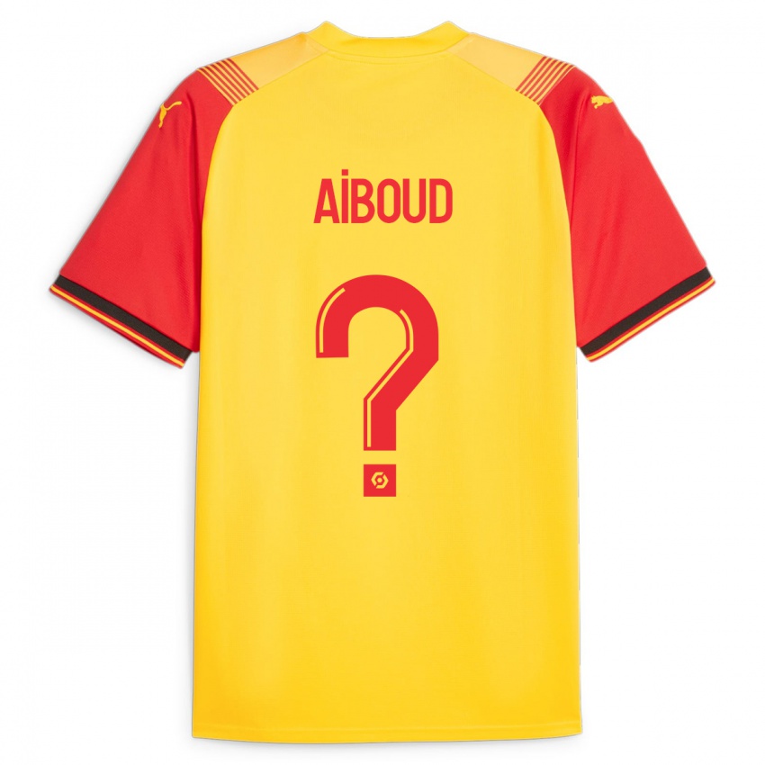 Niño Camiseta Rayan Aiboud #0 Amarillo 1ª Equipación 2023/24 La Camisa Chile