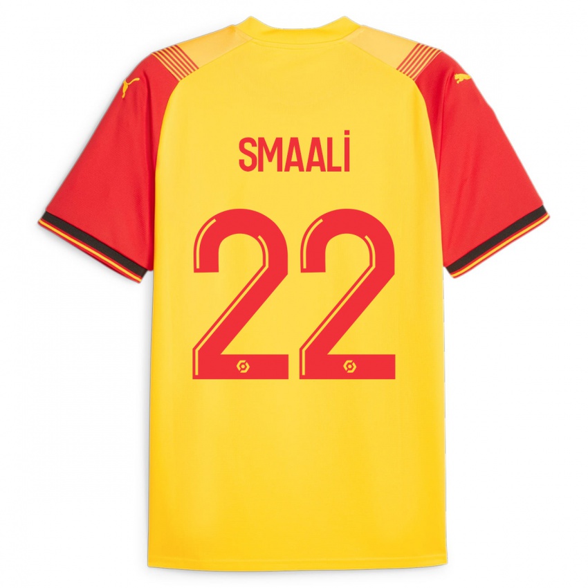 Niño Camiseta Emma Smaali #22 Amarillo 1ª Equipación 2023/24 La Camisa Chile