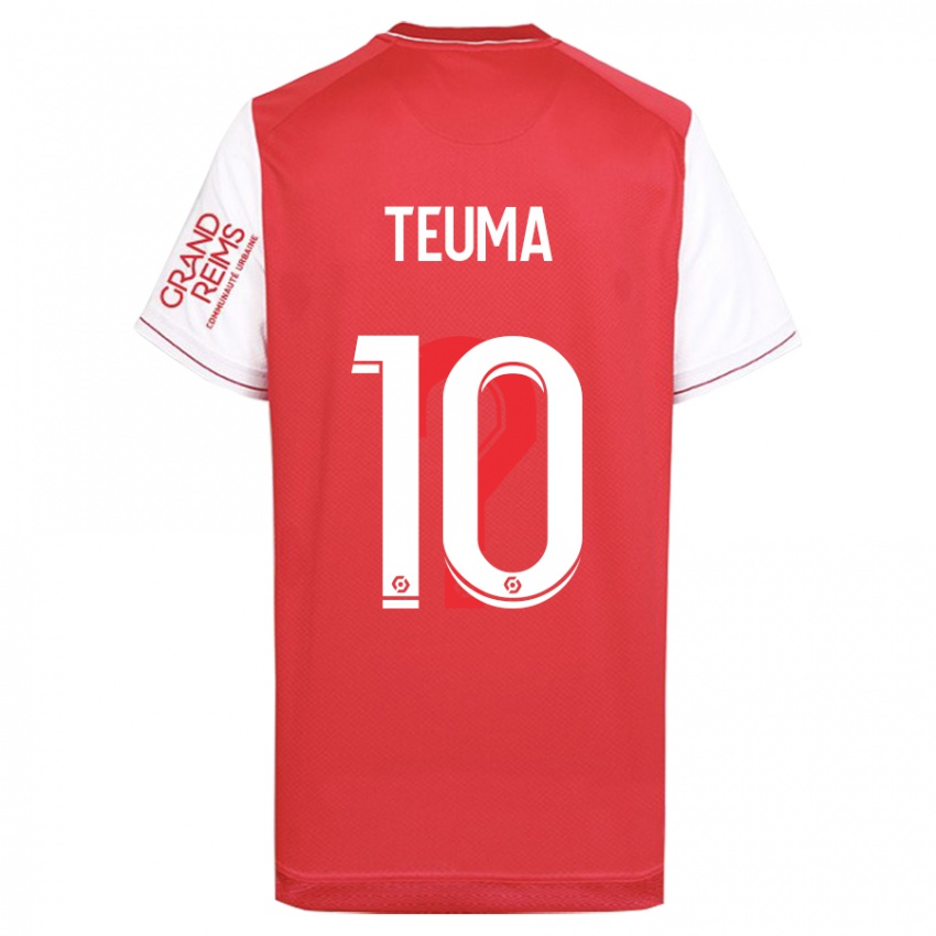 Niño Camiseta Teddy Teuma #10 Rojo 1ª Equipación 2023/24 La Camisa Chile