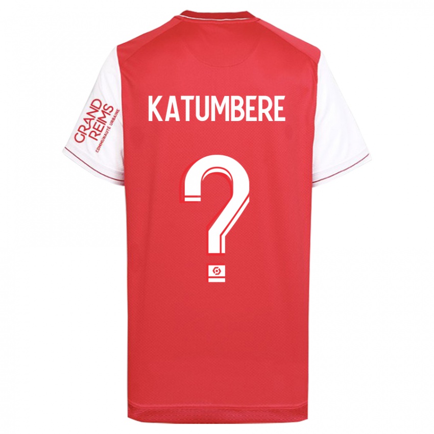 Niño Camiseta Noah Katumbere #0 Rojo 1ª Equipación 2023/24 La Camisa Chile