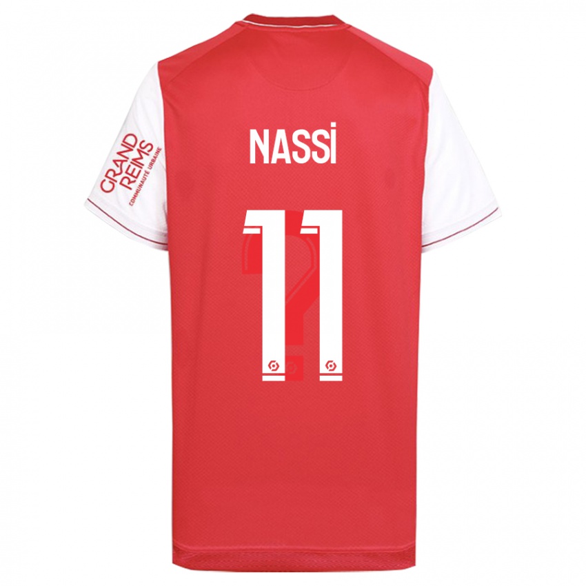 Niño Camiseta Jade Nassi #11 Rojo 1ª Equipación 2023/24 La Camisa Chile