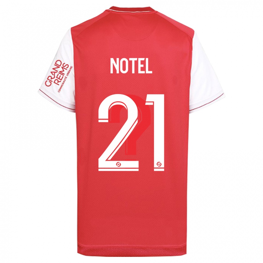 Niño Camiseta Lea Notel #21 Rojo 1ª Equipación 2023/24 La Camisa Chile